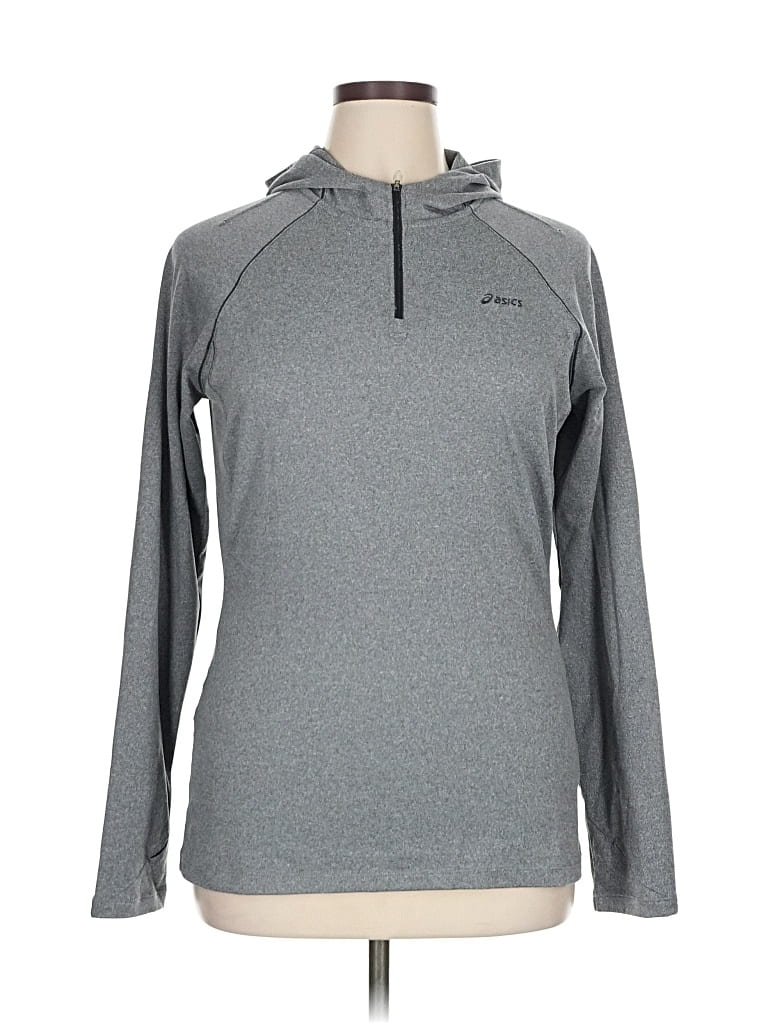 Pre-owned Asics Long Sleeve T-shirt In Gray