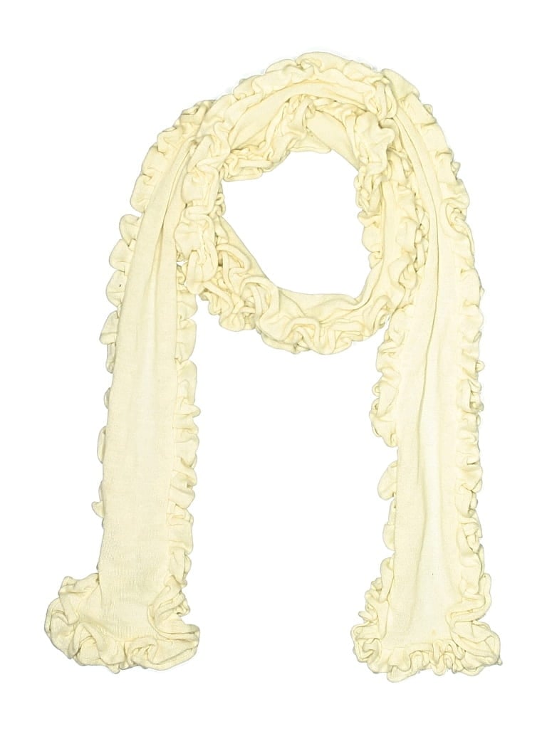 Pre-owned J.crew Factory Store Scarf In White
