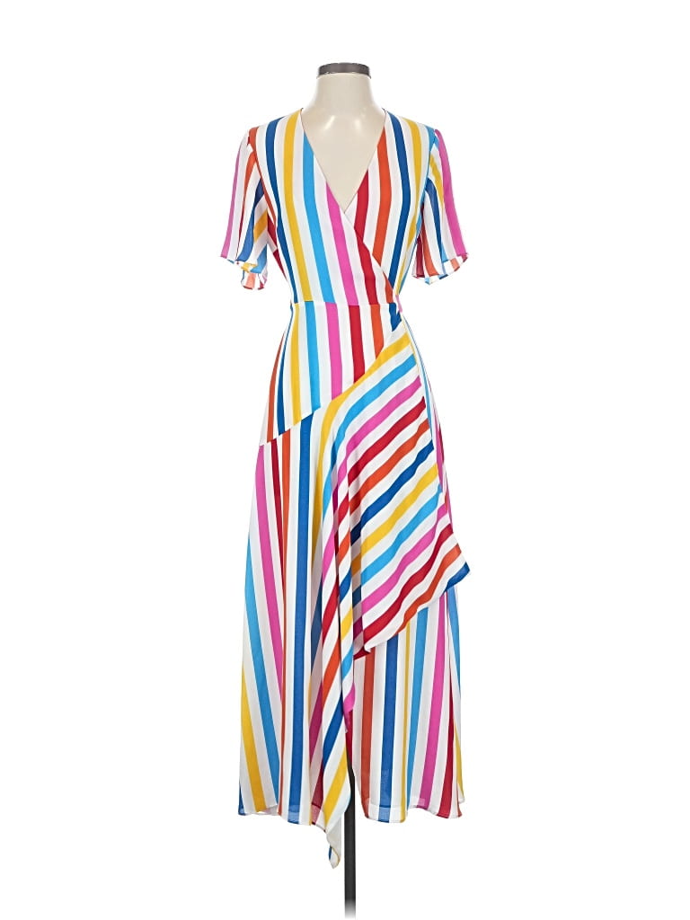 Pre-owned Color Me Courtney Casual Dress In Yellow