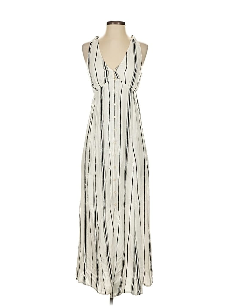 Pre-owned Lascana For Venus Casual Dress In White