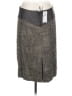 Philippe Adec Paris Tweed Gray Wool Skirt Size 10 - photo 2