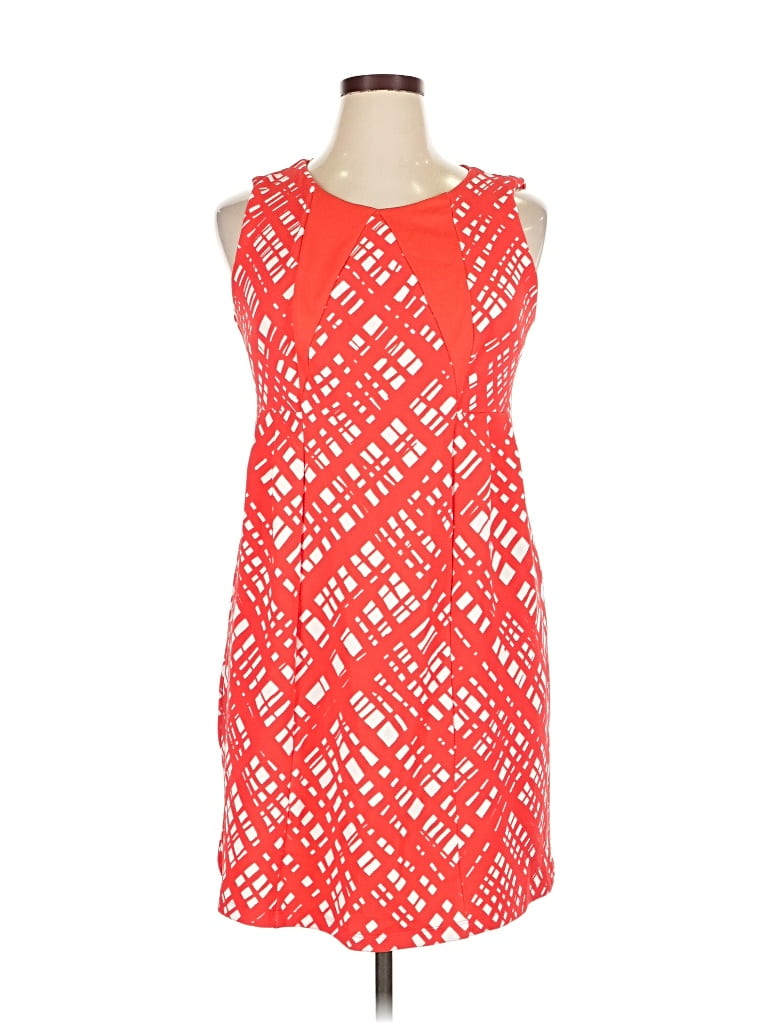Pre-owned En Focus Studio Cocktail Dress In Red