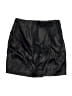 GAUGE81 Solid Black Faux Leather Skirt Size XS - photo 2