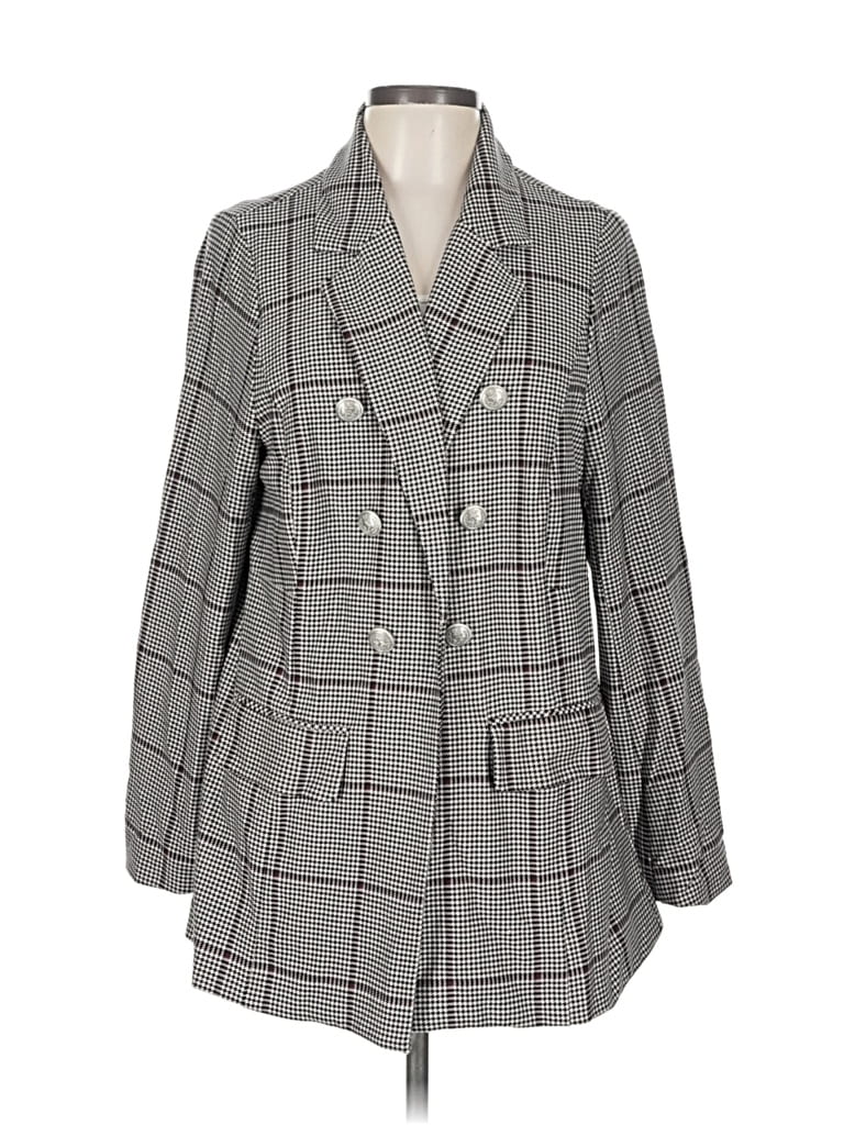 Pre-owned Studio By Torrid Blazer Jacket In Gray