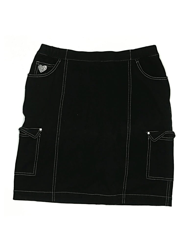 Pre-owned Quacker Factory Skort In Black