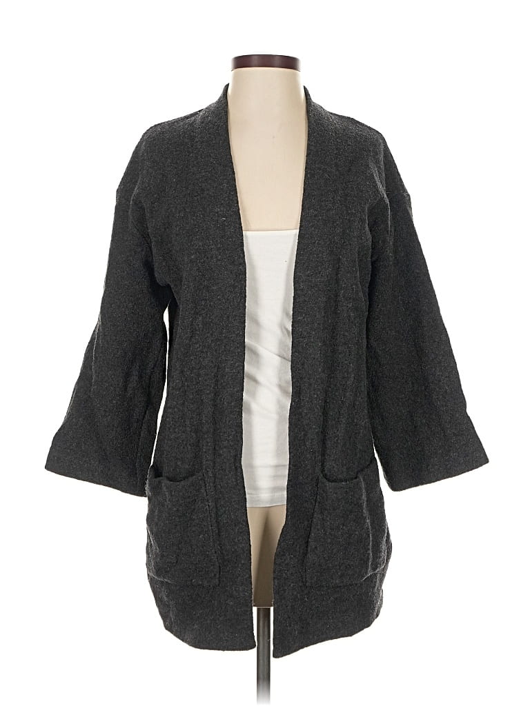 Pre-owned Wilfred Wool Cardigan Sweater In Gray