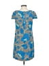Tibi 100% Silk Print Blue Casual Dress Size 2 - photo 2