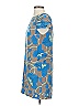 Tibi 100% Silk Print Blue Casual Dress Size 2 - photo 5