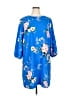 Ann Taylor 100% Polyester Blue Casual Dress Size 18 - photo 1