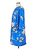 Ann Taylor 100% Polyester Blue Casual Dress Size 18 - photo 5