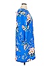 Ann Taylor 100% Polyester Blue Casual Dress Size 18 - photo 4