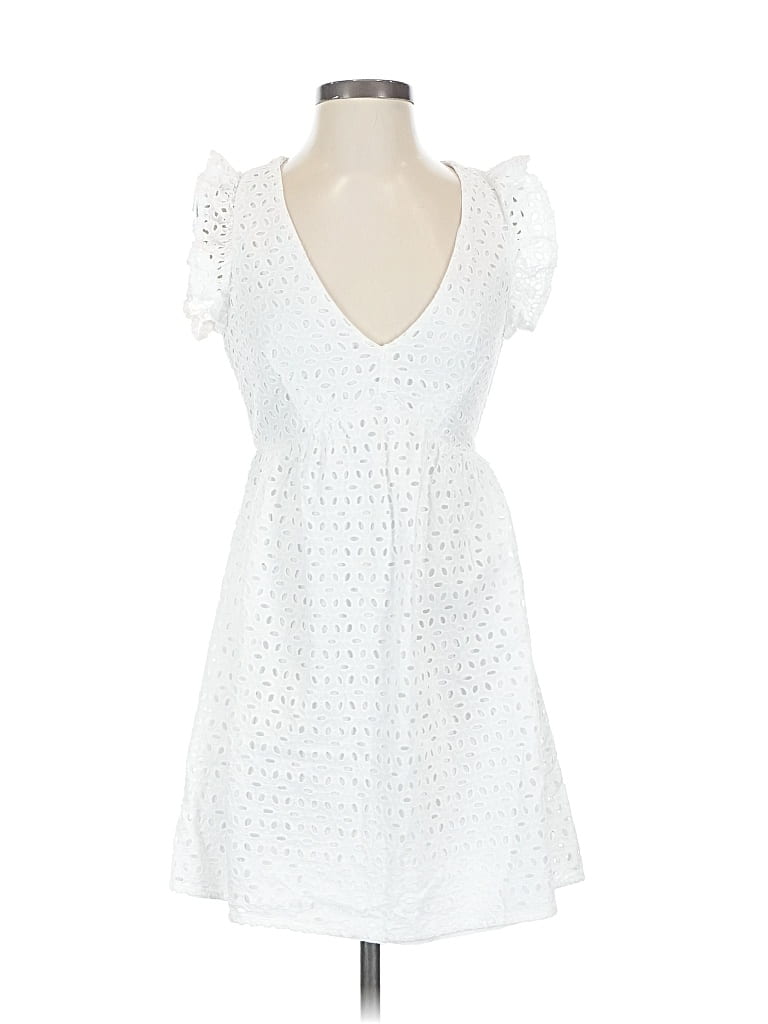 Pre-owned Altar'd State Casual Dress In White