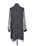 CAbi 100% Polyester Paisley Blue Casual Dress Size S - photo 2