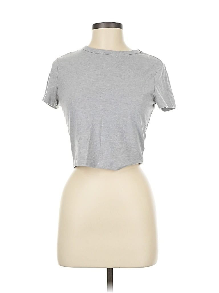 Pre-owned Wild Fable Short Sleeve T-shirt In Gray