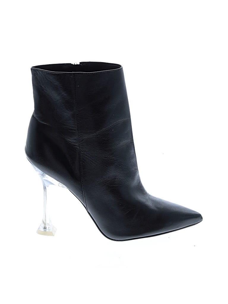 Pre-owned Nine West Ankle Boots In Black