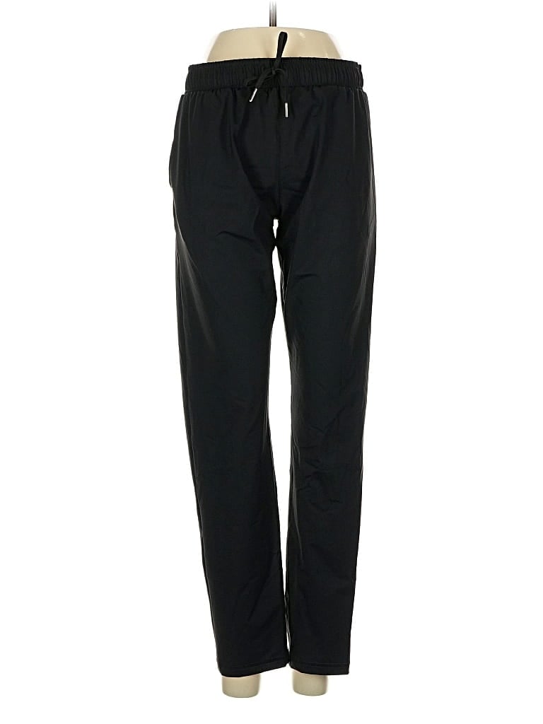 Pre-owned Zyia Active Track Pants In Black
