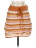 L Space 100% Cotton Stripes Orange Tan Swimsuit Cover Up Size S - photo 1