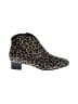 fs/ny Animal Print Brown Tan Ankle Boots Size EU 37 1/2 - photo 1