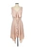 BCBGMAXAZRIA 100% Polyester Tan Pink Cocktail Dress Size 8 - photo 1