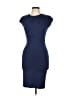 Cushnie Solid Blue Cocktail Dress Size L - photo 1