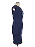 Cushnie Solid Blue Cocktail Dress Size L - photo 4