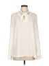 Basler 100% Polyester Ivory Long Sleeve Blouse Size EU (FR) 42 / US 10 - photo 1