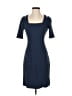 Boston Proper Solid Blue Cocktail Dress Size 4 - photo 1