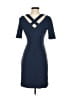 Boston Proper Solid Blue Cocktail Dress Size 4 - photo 2