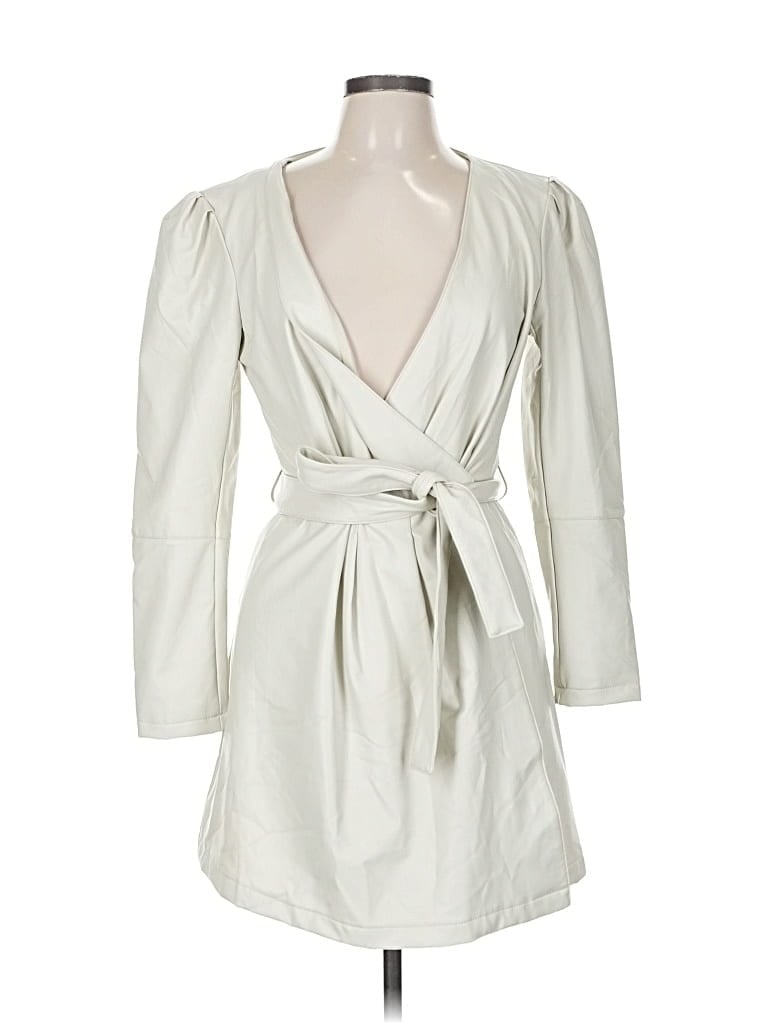 Pre-owned 7 For All Mankind Trenchcoat In Gray