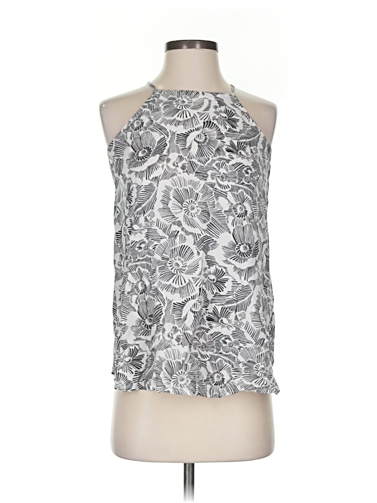 Pre-owned Old Navy Sleeveless Blouse In Silver