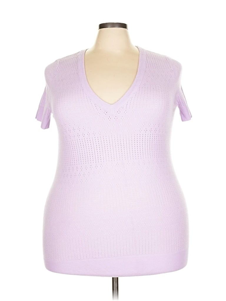 Pre-owned Torrid Pullover Sweater In Purple