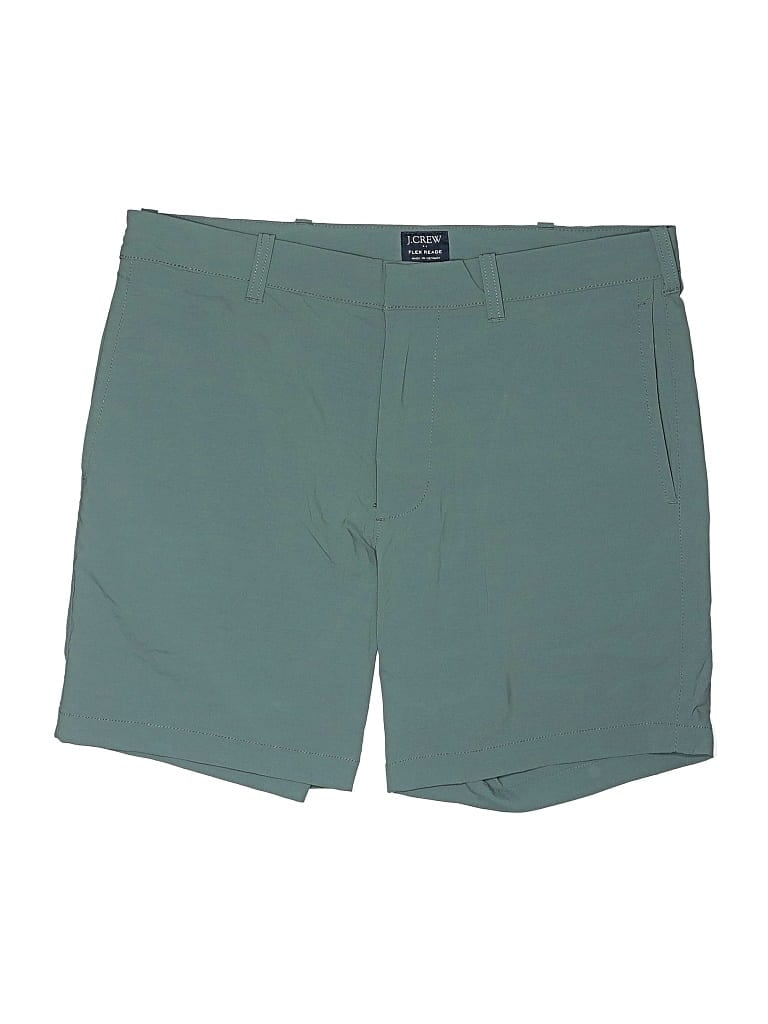 Pre-owned J.crew Factory Store Khaki Shorts In Green