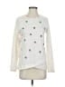 Ann Taylor LOFT 100% Cotton Polka Dots White Pullover Sweater Size XS - photo 1