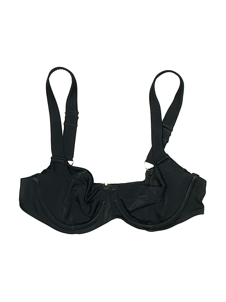 Pre-owned Unbranded Swimsuit Top Black Swimwear