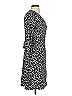 Ann Taylor 100% Polyester Hearts Black Casual Dress Size 2 - photo 4