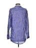 Roberta Roller Rabbit 100% Cotton Houndstooth Blue Long Sleeve Blouse Size XS - photo 2