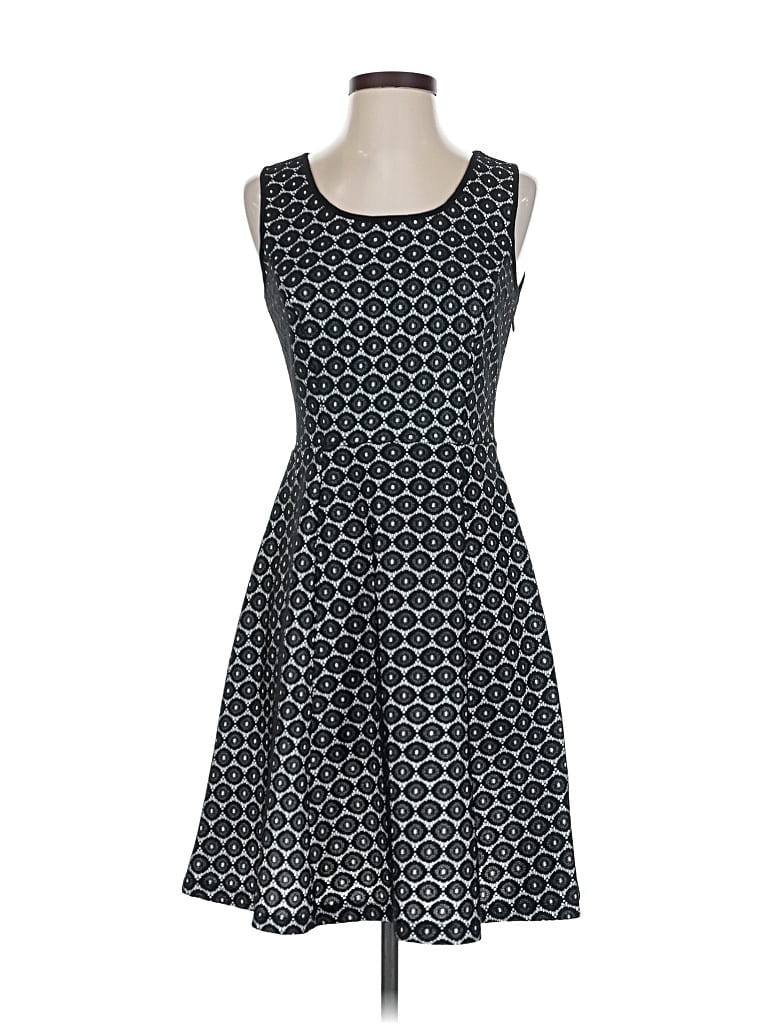 Pre-owned En Focus Studio Casual Dress In Black