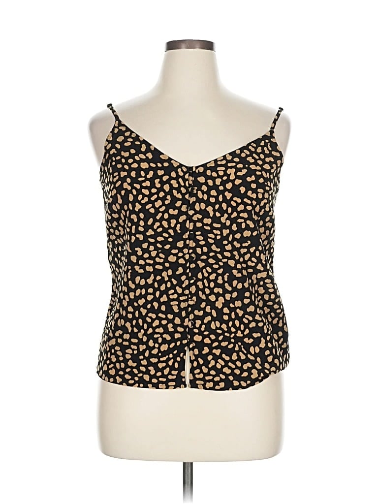 Pre-owned Sanctuary Sleeveless Blouse In Brown