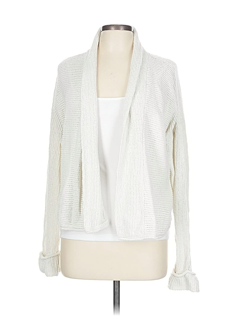 Pre-owned Madewell Cardigan Sweater In White