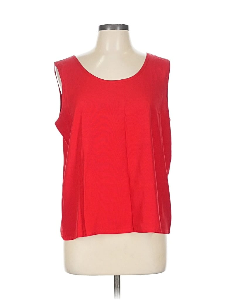 IMPRESSIONS Pre-owned Sleeveless Blouse In Red
