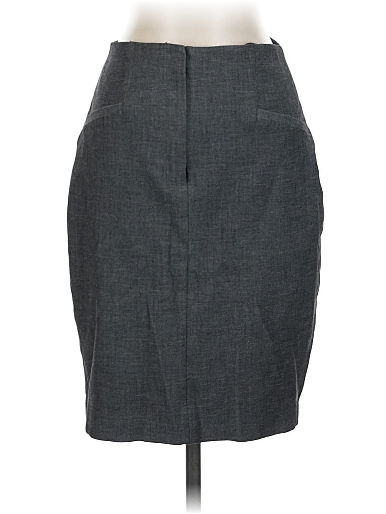 Pre-owned Express Formal Skirt In Gray
