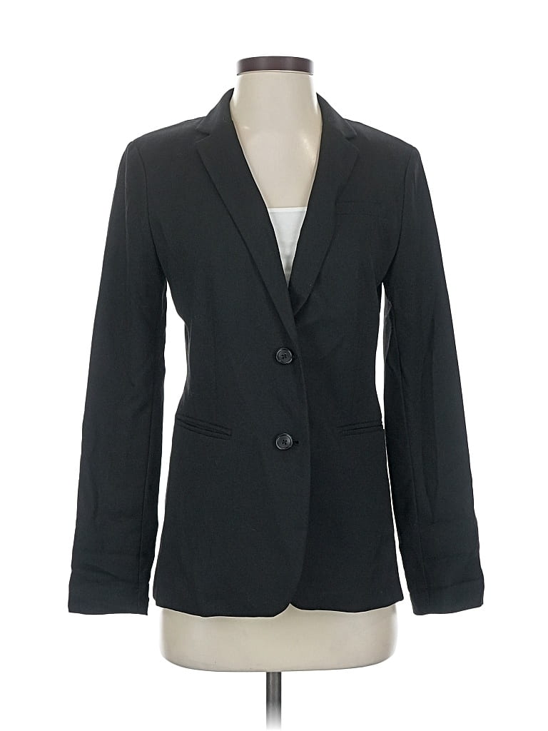 Pre-owned Banana Republic Factory Store Blazer Jacket In Black