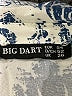 Big Dart 100% Viscose Print Ivory Blue Long Sleeve Blouse Size EU 54 / US 24 - photo 6