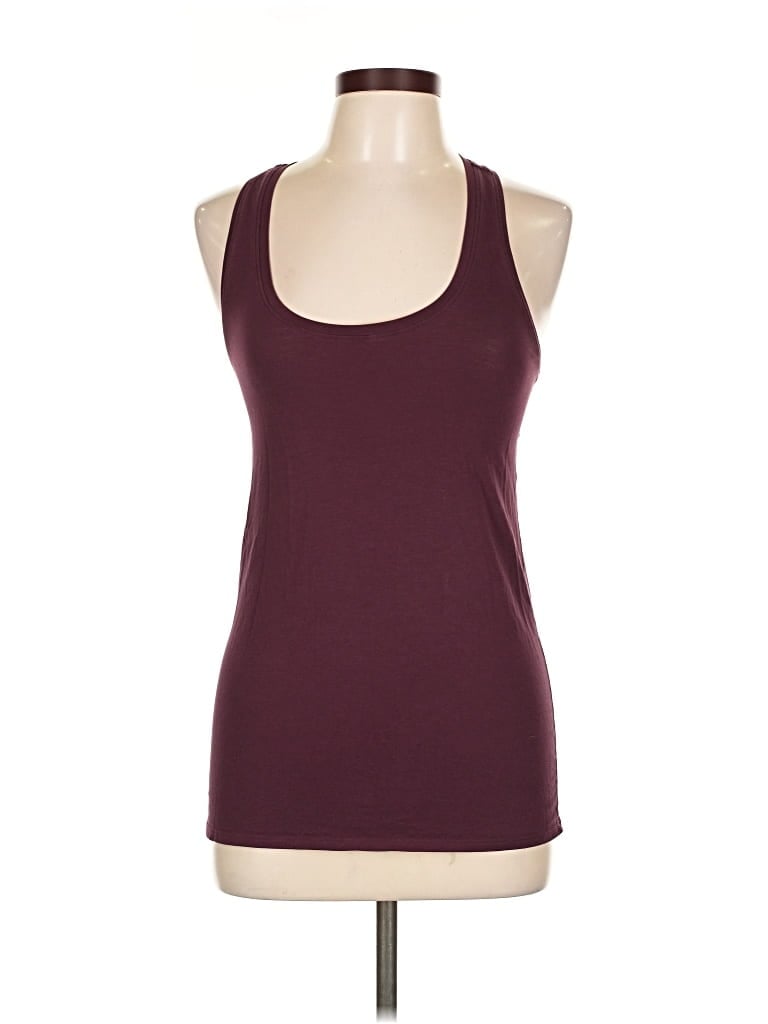 Pre-owned Lululemon Athletica Active Tank Top In Burgundy