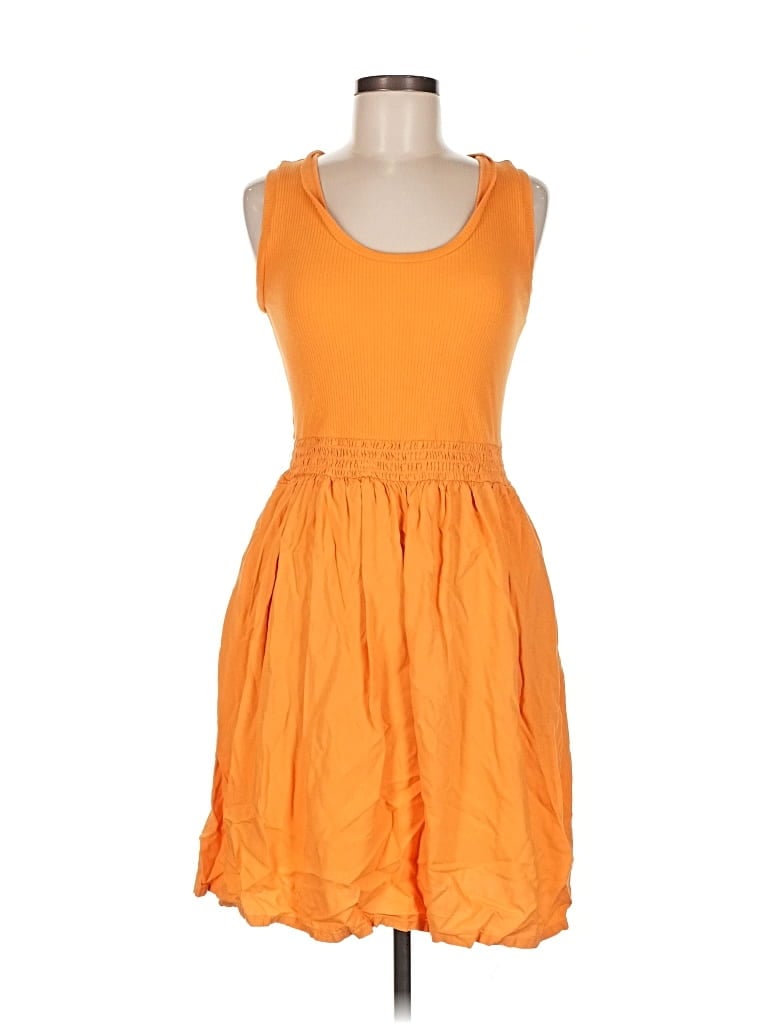 Pre-owned 24/7 Maurices Casual Dress In Orange