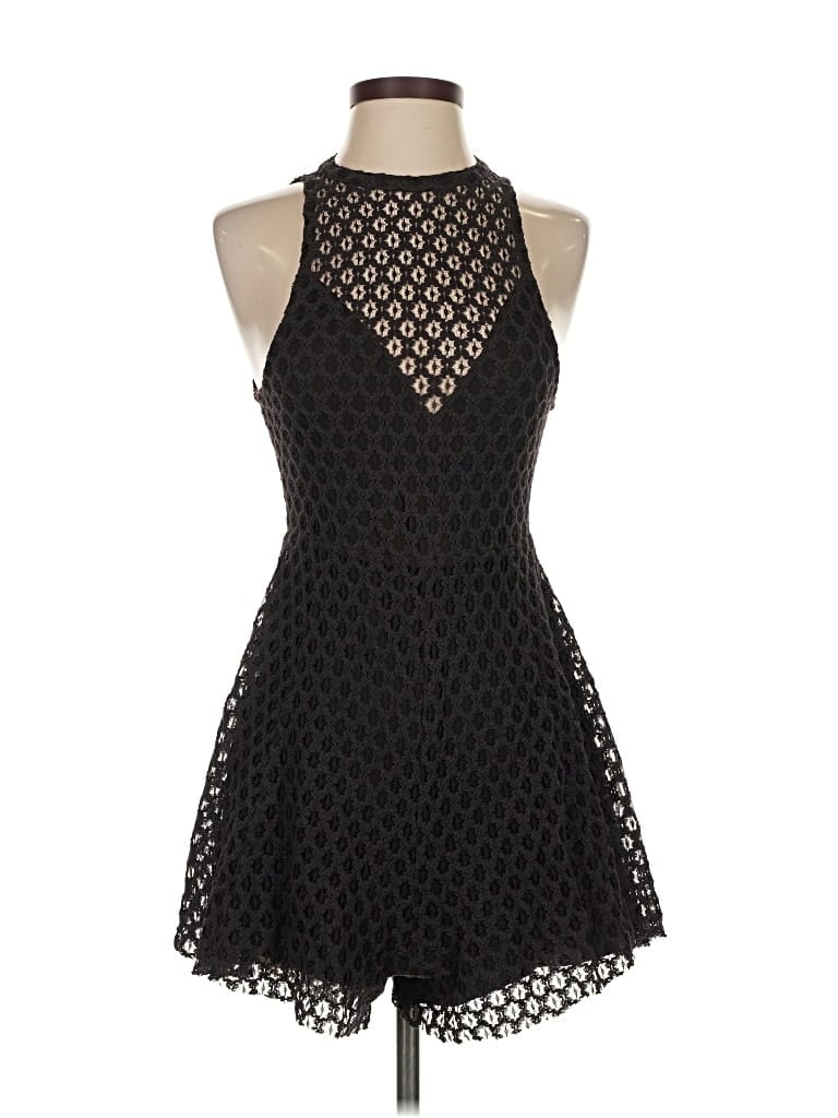 Pre-owned Silence And Noise Romper In Black