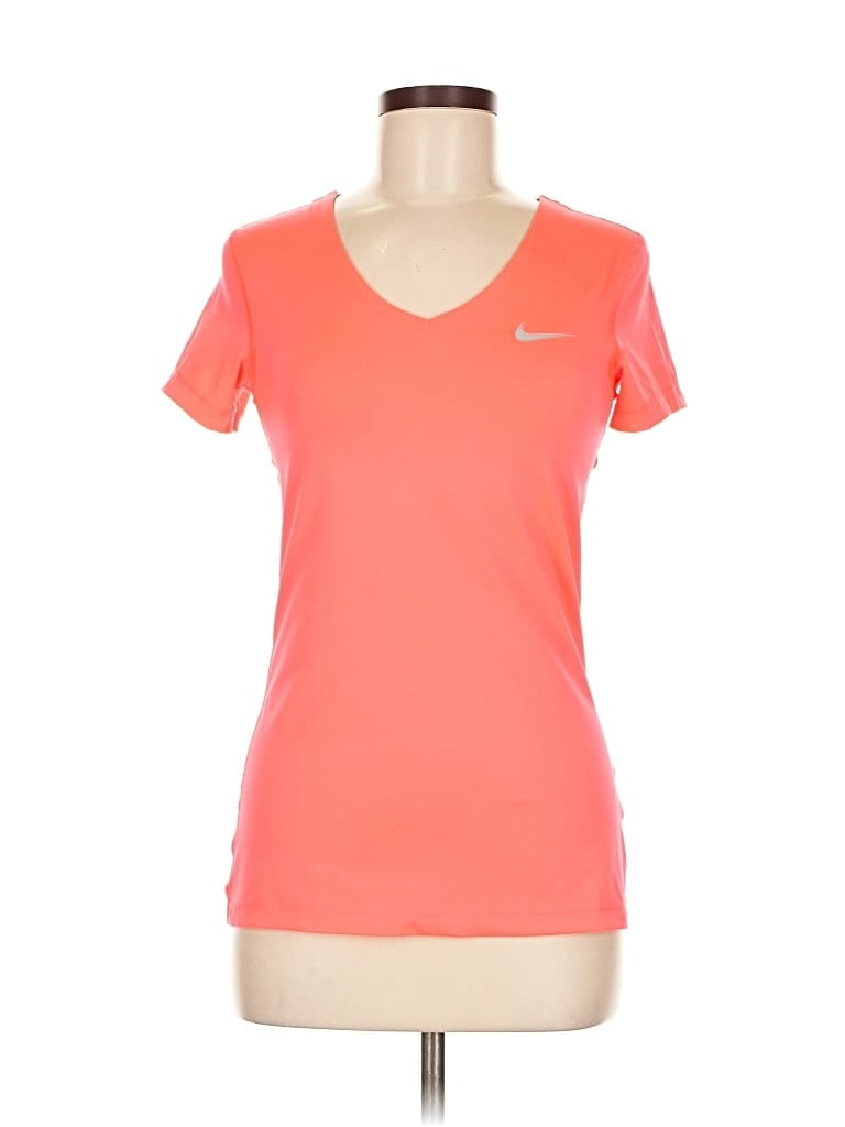 Pre-owned Nike Active T-shirt In Orange