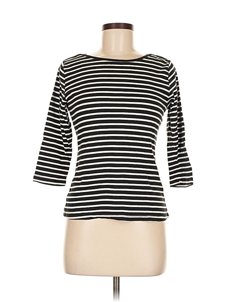 Pre-owned Simply Styled 3/4 Sleeve T-shirt In Black