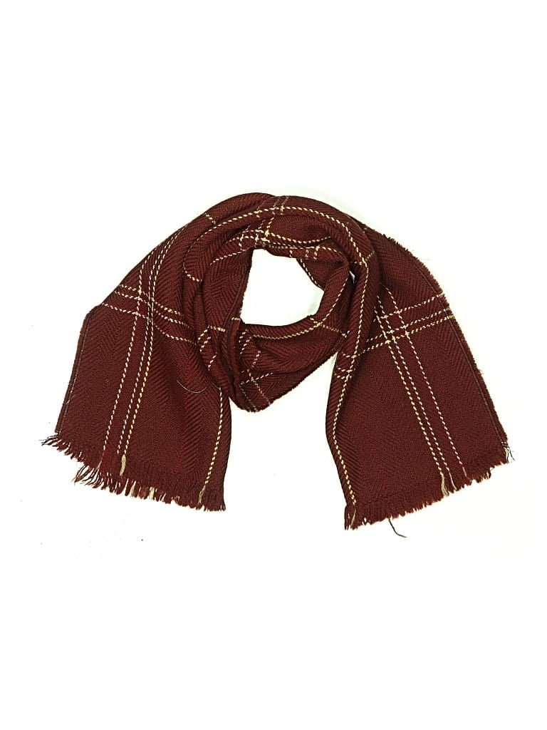 Pre-owned Assorted Brands Scarf In Red