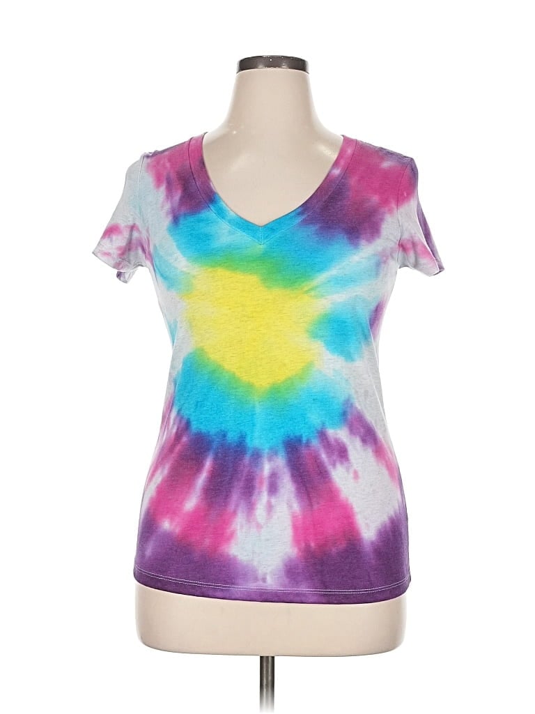 Pre-owned Assorted Brands Short Sleeve T-shirt In Purple